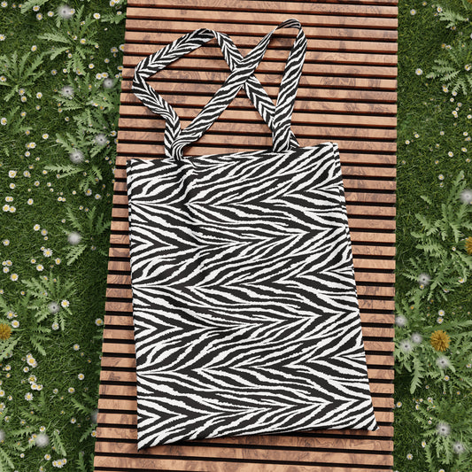Borsa Shopper Donna, Borsa Spesa Riutilizzabile, Borsa Tote, Zebra
