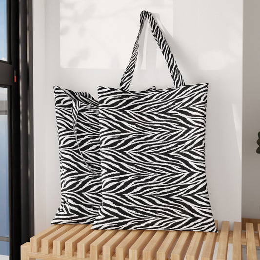 Borsa Shopper Donna, Borsa Spesa Riutilizzabile, Borsa Tote, Zebra