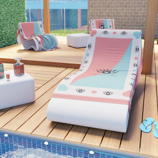 Microfibre Beach Towel, Beach Towel, Sunbed Towel, Good Vibes