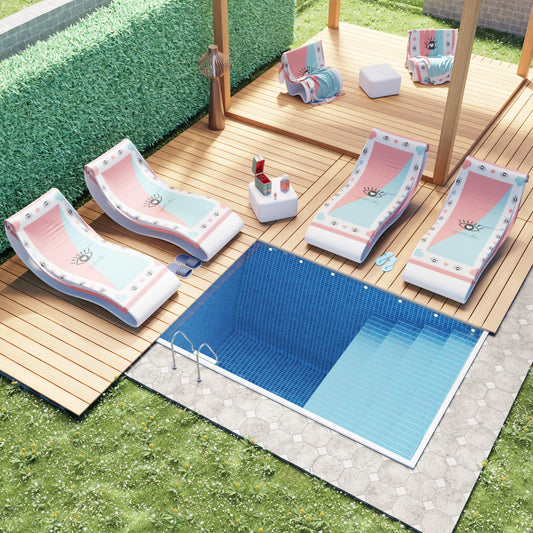 Microfibre Beach Towel, Beach Towel, Sunbed Towel, Good Vibes