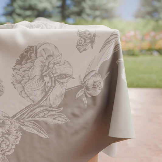 Tovaglia da tavola Antimacchia, Copritavolo da Cucina Peonie