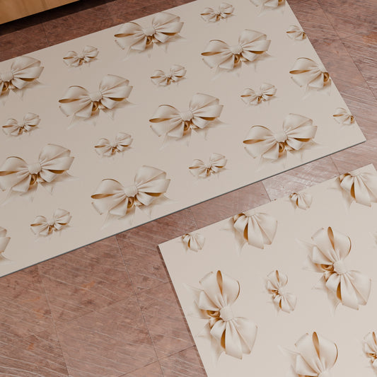 Tappeto Cucina Antiscivolo Passatoia Cucina lavabile, Cucina Fiocco Beige