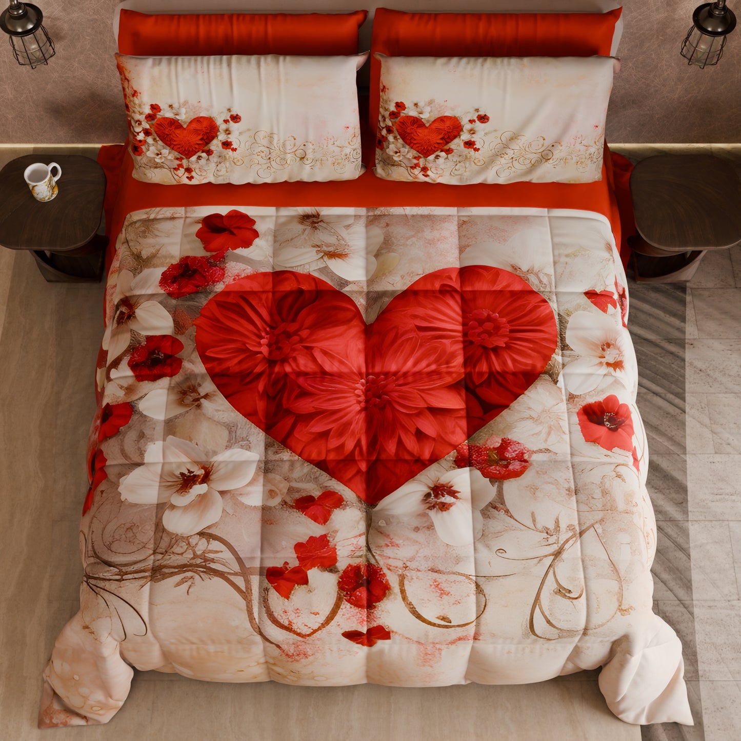 Piumone, Trapunta Matrimoniale, Singola, Piazza e Mezza Shabby 338
