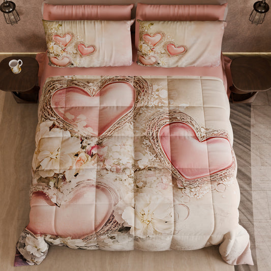 Piumone, Trapunta Matrimoniale, Singola, Piazza e Mezza Shabby 343