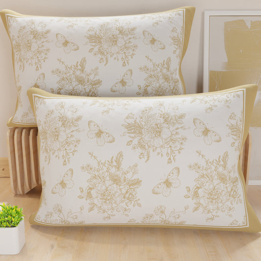 Federe, Federe Cuscini in Stampa Digitale, Botanic Beige