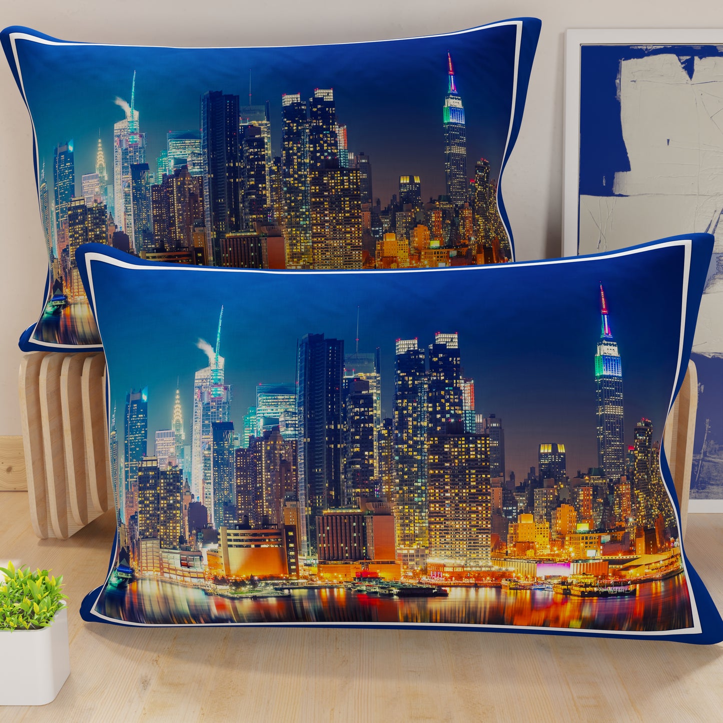 Taies d'oreiller, Taies d'oreiller en impression numérique, New York City