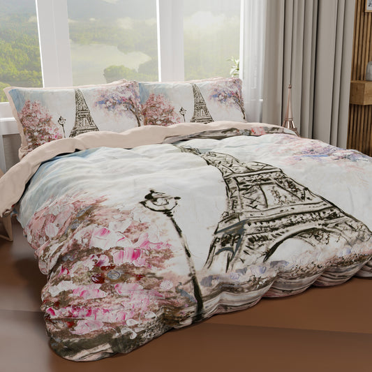 Duvet cover for double, single, one and a half square, Paris