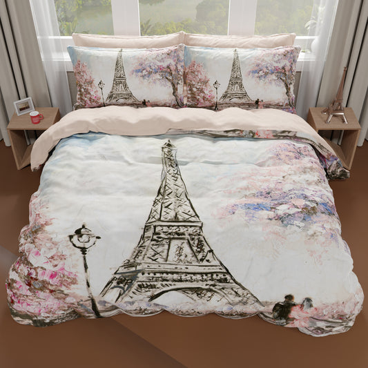 Duvet cover for double, single, one and a half square, Paris