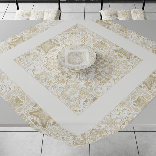 Centrotavola Geometrico per Cucina in Stampa Digitale Vietri 02 Beige