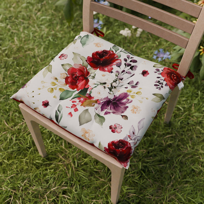 Cuscini per Sedie Floreali — Set 6 Pezzi Made in Italy