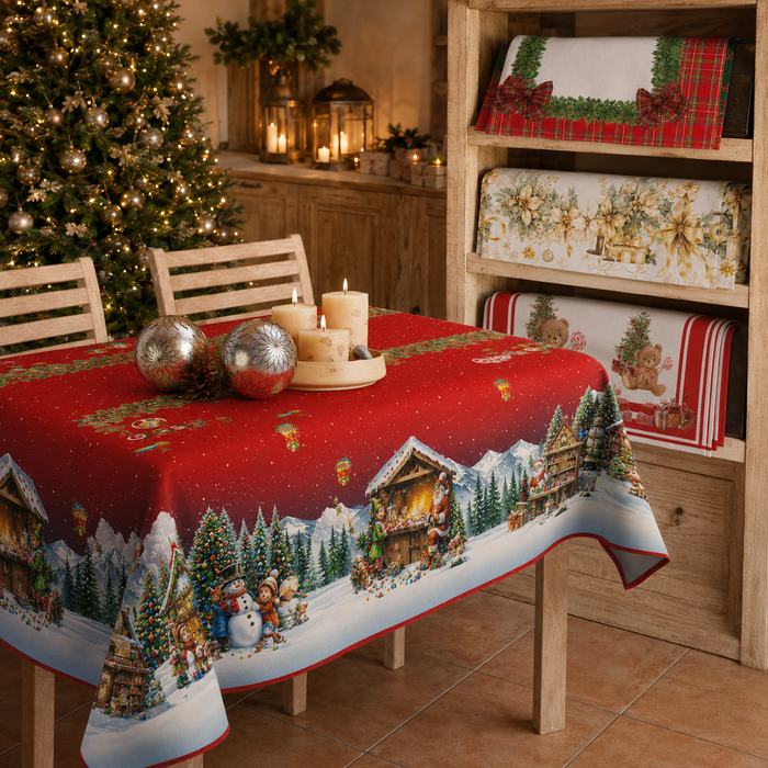 Tovaglie Natale — Motivi Natalizi