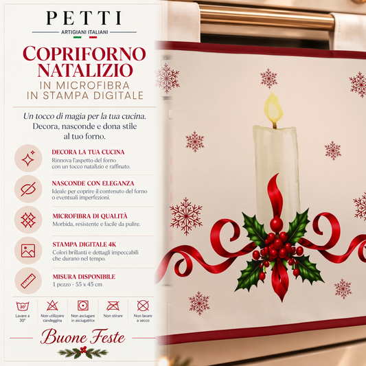 Copriforno Natalizio per Cucina in Stampa Digitale Incanto