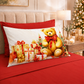 Lenzuola Natalizie in Cotone, Completo Letto con Federe in Stampa Digitale 25 Xmas 3