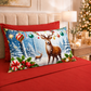 Lenzuola Natalizie in Cotone, Completo Letto con Federe in Stampa Digitale 25 Xmas 4