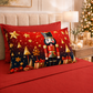 Lenzuola Natalizie in Cotone, Completo Letto con Federe in Stampa Digitale 25 Xmas 1