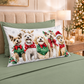 Lenzuola Natalizie in Cotone, Completo Letto con Federe in Stampa Digitale 25 Xmas 9