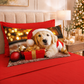 Lenzuola Natalizie in Cotone, Completo Letto con Federe in Stampa Digitale 25 Xmas 15