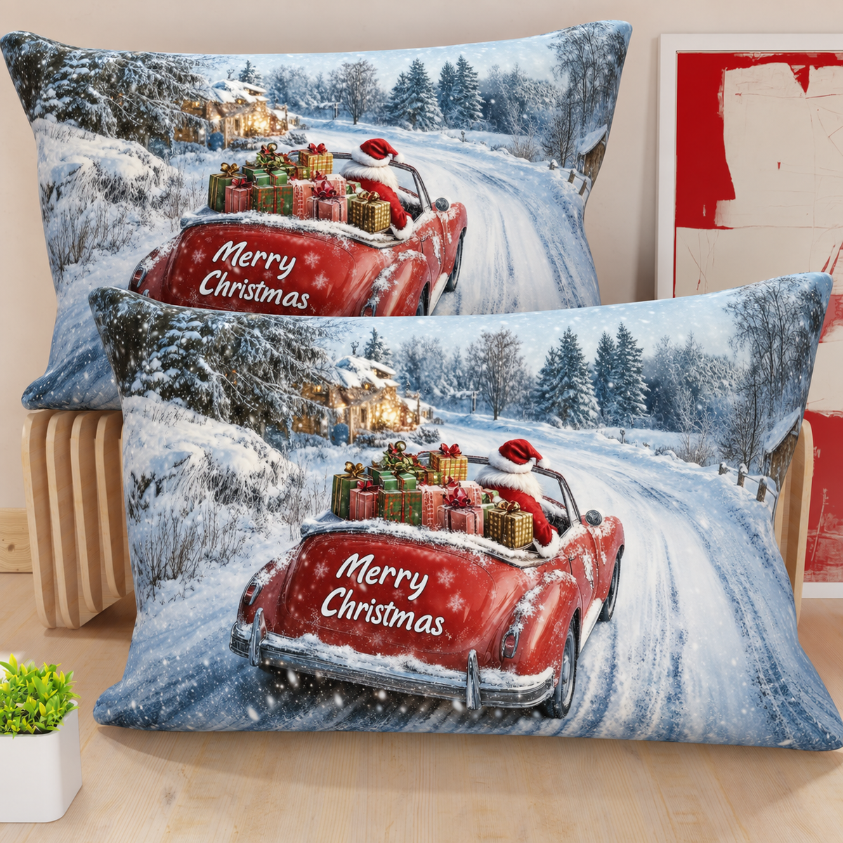 Federe, Federe Cuscini in Stampa Digitale, Car Claus