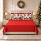 Lenzuola Natalizie in Cotone, Completo Letto con Federe in Stampa Digitale 25 Xmas 11