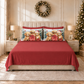 Lenzuola Natalizie in Cotone, Completo Letto con Federe in Stampa Digitale Dog