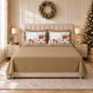 Lenzuola Natalizie in Cotone, Completo Letto con Federe in Stampa Digitale Orsetto 01