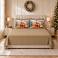 Draps de Noël en coton, parure de lit avec taies d'oreiller en impression numérique Chien