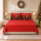 Lenzuola Natalizie in Cotone, Completo Letto con Federe in Stampa Digitale 25 Xmas 1