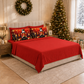 Lenzuola Natalizie in Cotone, Completo Letto con Federe in Stampa Digitale 25 Xmas 1