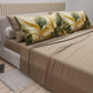 Lenzuola in Cotone, Completo Letto con Federe in Stampa Digitale Floreale 04-302
