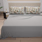 Draps en coton, Parure de lit avec taies d'oreiller en impression digitale Shabby 318