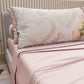 Draps en coton, Parure de lit avec taies d'oreiller en impression digitale Shabby 319