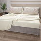 Draps en coton, Parure de lit avec taies d'oreiller en impression digitale Shabby 321