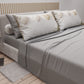 Draps en coton, Parure de lit avec taies d'oreiller en impression digitale Shabby 325