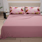 Draps en coton, Parure de lit avec taies d'oreiller en impression digitale Shabby 326
