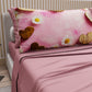 Draps en coton, Parure de lit avec taies d'oreiller en impression digitale Shabby 326