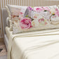 Draps en coton, Parure de lit avec taies d'oreiller en impression digitale Shabby 328