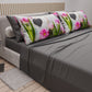 Draps en coton, Parure de lit avec taies d'oreiller en impression digitale Shabby 330