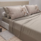 Lenzuola in Cotone, Completo Letto con Federe in Stampa Digitale Shabby 331
