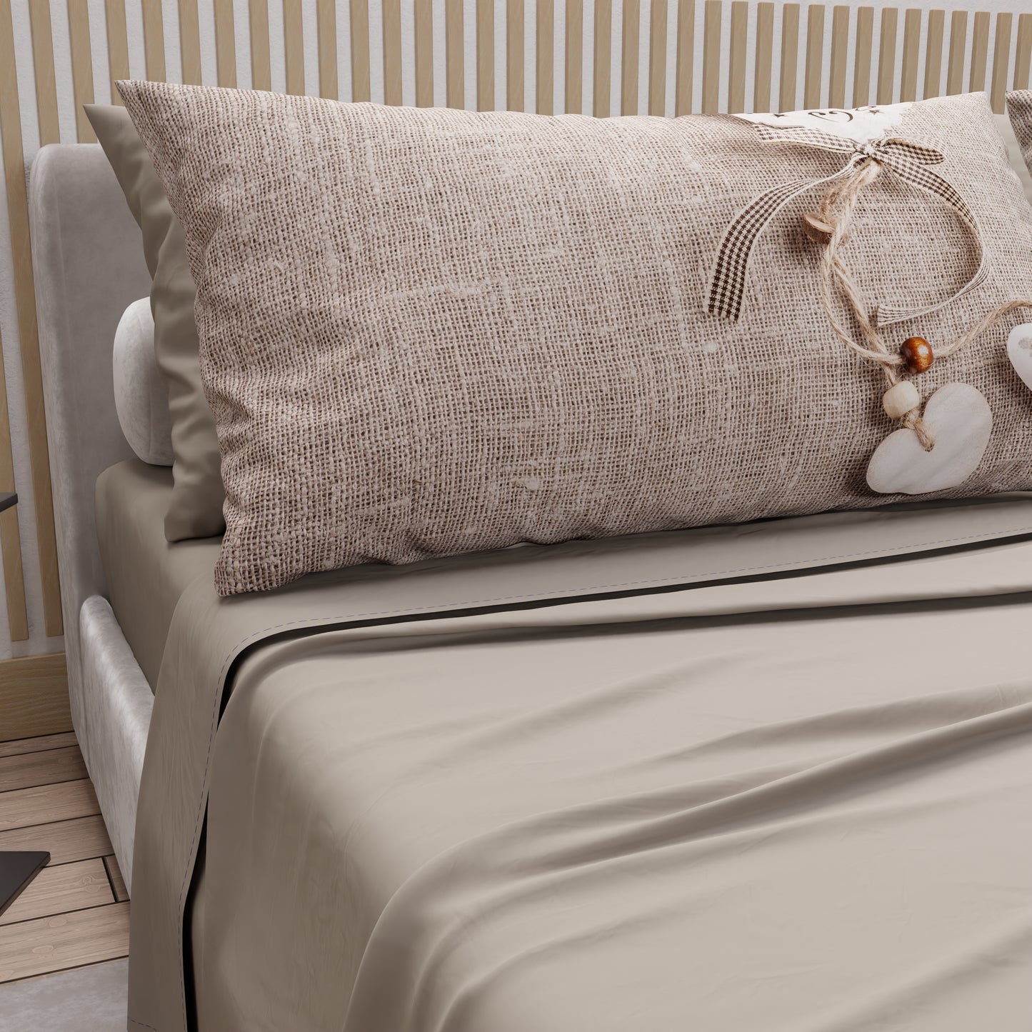 Lenzuola in Cotone, Completo Letto con Federe in Stampa Digitale Shabby 331