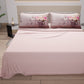 Draps en coton, Parure de lit avec taies d'oreiller en impression digitale Shabby 337