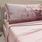 Draps en coton, Parure de lit avec taies d'oreiller en impression digitale Shabby 337
