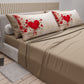 Lenzuola in Cotone, Completo Letto con Federe in Stampa Digitale Shabby 338