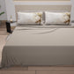 Draps en coton, Parure de lit avec taies d'oreiller en impression digitale Shabby 339
