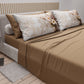 Lenzuola in Cotone, Completo Letto con Federe in Stampa Digitale Shabby 341