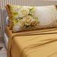 Draps en Coton, Ensemble de Lit avec Taies d'Oreiller en Impression Digitale Shabby 342