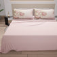 Draps en Coton, Ensemble de Lit avec Taies d'Oreiller en Impression Digitale Shabby 343