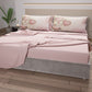 Draps en Coton, Ensemble de Lit avec Taies d'Oreiller en Impression Digitale Shabby 343