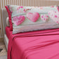 Draps en Coton, Ensemble de Lit avec Taies d'Oreiller en Impression Digitale Shabby 346