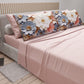 Lenzuola in Cotone, Completo Letto con Federe in Stampa Digitale Floreale 05-1
