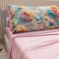 Lenzuola in Cotone, Completo Letto con Federe in Stampa Digitale Floreale 05-11